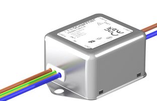TE CONNECTIVITY - SCHAFFNER FN2010-16-07 Power Line Filter, General Purpose, 250 VAC, 16 A, Single Phase, 1 Stage, Chassis Mount