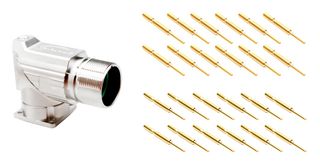 AMPHENOL SINE/TUCHEL MA5RAP1601-KIT Sensor Connector, MotionGrade™ M23 Series, M23, Male, 16 Positions, Crimp Pin
