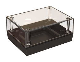 SERPAC 132CAC,BK Plastic Enclosure, Electronic, ABS, Polycarbonate, 51 mm, 82 mm, 111 mm, IP67