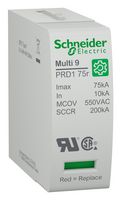 SCHNEIDER ELECTRIC M9LC550 Surge Protector, Surge Arrester, 1 Pole, Type 1, 75 kA, 550 V, DIN Rail