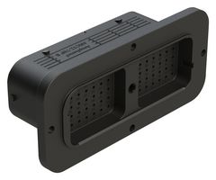 AMPHENOL SINE/TUCHEL ARC12-70PBR Automotive Connector Housing, Black, Key B, ARC Series, Receptacle, 70 Positions