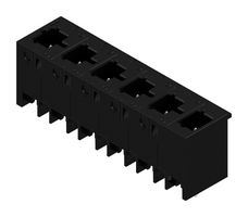 WEIDMULLER 8000078318 Terminal Block, Header, 7.5 mm, 6 Positions, 30.6 A, 630 V, Through Hole Vertical