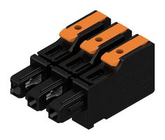 WEIDMULLER 8000078329 Pluggable Terminal Block, 7.5 mm, 3 Positions, 4 mm², Snap In