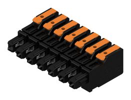 WEIDMULLER 8000078333 Pluggable Terminal Block, 7.5 mm, 7 Positions, 4 mm², Snap In