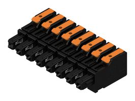 WEIDMULLER 8000078334 Pluggable Terminal Block, 7.5 mm, 8 Positions, 4 mm², Snap In