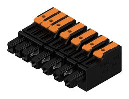 WEIDMULLER 8000078349 Pluggable Terminal Block, 7.5 mm, 7 Positions, 4 mm², Snap In