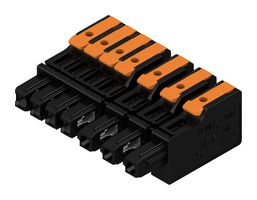 WEIDMULLER 8000078351 Pluggable Terminal Block, 7.5 mm, 7 Positions, 4 mm², Snap In