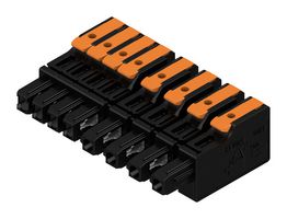 WEIDMULLER 8000078352 Pluggable Terminal Block, 7.5 mm, 8 Positions, 4 mm², Snap In