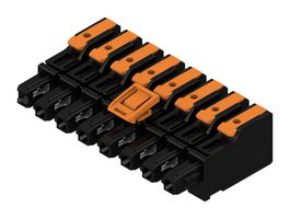WEIDMULLER 8000078359 Pluggable Terminal Block, 7.5 mm, 8 Positions, 4 mm², Snap In