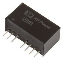 XP POWER IZB0312S12 Isolated Through Hole DC/DC Converter, ITE, SIP, 2:1, 3 W, 1 Output, 12 V