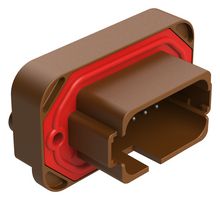 AMPHENOL SINE/TUCHEL AT15-18PD-BM04BN Automotive Connector, Boardlock AT Series, Panel Mount Receptacle, 18 Contacts, PCB Pin