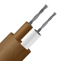 LABFACILITY WT-330-D Thermocouple Wire, IEC, PTFE Insulated, Flat Pair, Type T, 7 x 0.2mm, 328 ft