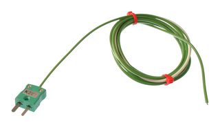 LABFACILITY Z2-K-3M-C25-1/0.376-MP Termopar, IEC, K, -75 °C, 260 °C, 9.8 ft, 3 m