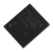 MICROCHIP 25LC256-I/MF EEPROM, 256 Kbit, 32K x 8bit, SPI, 10 MHz, DFN, 8 Pines