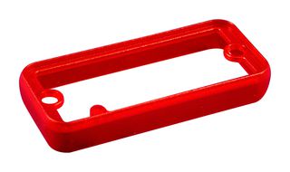 HAMMOND 1455TBTRD Bezel, Open, Polycarbonate, Translucent Red, 1455T Series Extruded Aluminum Enclosure, Pack of 2