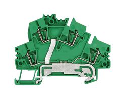 WEIDMULLER 1791010000 DIN Rail Mount Terminal Block, 4 Positions, 30 AWG, 12 AWG, 2.5 mm², Tension Clamp