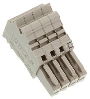 WEIDMULLER 1815220000 Terminal de Bloque Enchufable, 4 Posiciones, 26 AWG, 12 AWG, 4 mm², Push-In