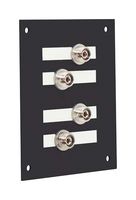L-COM USP4FOPT-FCB Patch Panel, FC Coupler, 4 Ports