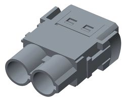 TE CONNECTIVITY T2111020101-007 Conector Uso Rudo, Serie HMN, Inserto, 2 Contactos, Macho, Crimp Macho - Contactos No Incluidos