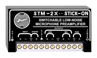 RADIO DESIGN LABS STM-2X Pre-Amplifier, Switched MIC, 35 dB to 65 dB Gain