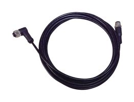OMEGA DM12CAB-8-5-RA Sensor Cable, 90° M12 Plug, 90° M12 Plug, 8 Positions, 5 m, 16.4 ft, DM12CAB Series