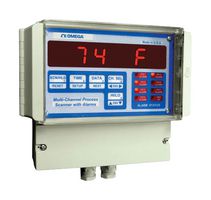 OMEGA DPS3307TC-3 Panel Meter, Thermocouple, 7 Digit, 20 mm, 120 VAC, 7 Relay, DPS3300 Series