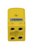 OMEGA DTC-KI-F Thermocouple Connector, Standard, Green, 4-Prong, Socket, Type K, -29 °C to 180 °C, IEC, DTC Series