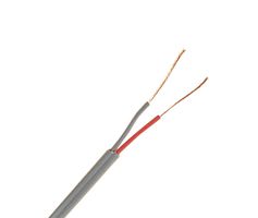 OMEGA EXPP-B-24-500 Thermocouple Wire, PVC, Type BC, Solid, ANSI, 24AWG, EXPP Series, 500ft