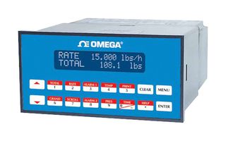 OMEGA FC-22-V-24VDC Panel Meter, Multifunction, 7.6 mm, 24 VDC, FC-22 Series
