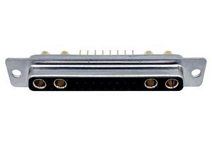 NORCOMP 681M21WA4SL041 Combination Layout D Sub Connector, Power-D 681M Series, DC-21WA4, Receptacle, 21 Contacts