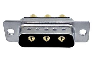 NORCOMP 681M3W3103L041 Combination Layout D Sub Connector, Power-D 681M Series, DA-3W3, Plug, 3 Contacts, 3 Power