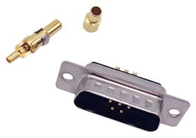 NORCOMP 682M7W2103L011 Combination Layout D Sub Connector, Power-D 682M Series, DA-7W2, Plug, 7 Contacts