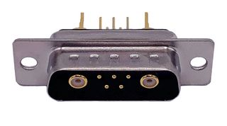 NORCOMP 683M7W2103L001 Combination Layout D Sub Connector, Power-D 683M Series, DA-7W2, Plug, 7 Contacts