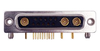 NORCOMP 685M13W3203L461 Combination Layout D Sub Connector, Power-D 685M Series, DB-13W3, Receptacle, 13 Contacts