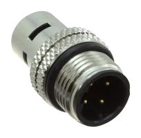 NORCOMP 858-D04-10TRSS4 Sensor Connector, VULCON Series, M12, Male, 4 Positions, Solder Pin, Straight Cable Mount