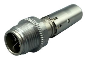 NORCOMP 858-XL8-10TRLS4 Sensor Connector, VULCON Series, M12, Male, 8 Positions, Solder Pin, Straight Cable Mount