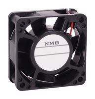 NMB TECHNOLOGIES 06025VE-24Q-CT-00 DC Axial Fan, 24 V, Square, 60 mm, 25 mm, Ball Bearing, 39.2 CFM