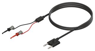 CAL TEST ELECTRONICS CT4457-100 Test Cable Assembly, Double Banana Plug to MiniPro Clips Breakout Cable, Test Equipments