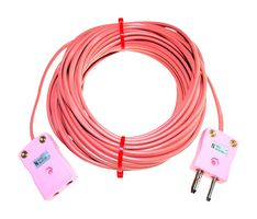 LABFACILITY EXT-N-C1-5.0-SP-SS Alambre de Termocople, IEC, Tipo N, 7 x 0.2mm, 16.4 pies