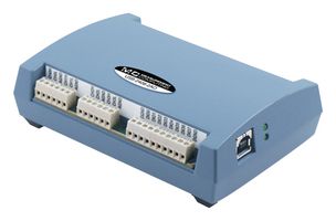 DIGILENT MCC USB-2408-2AO Dispositivo Temperatura & Voltaje Multifunción, 1 kSPS, 24 bit, 16 Entradas, 8 Salidas, 8 I/O, DAQ