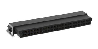 TE CONNECTIVITY - ERNI 154742-E PCB Receptacle, Board-to-Board, 1.27 mm, 2 Rows, 50 Contacts, Surface Mount Right Angle