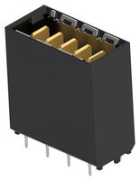 ERNI - TE CONNECTIVITY 214918-E Plug, 2mm, 1 Row, 5 Contacts, Surface Mount/Through Hole, Copper Alloy, Gold Plated