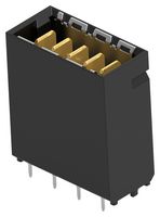 ERNI - TE CONNECTIVITY 214919-E Plug, 2mm, 1 Row, 5 Contacts, Surface Mount/Through Hole, Copper Alloy, Gold Plated