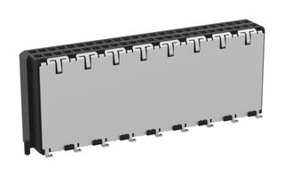 ERNI - TE CONNECTIVITY 224516-E Mezzanine Connector, Receptacle, 1 mm, 2 Rows, 50 Contacts, Surface Mount Straight, Copper Alloy