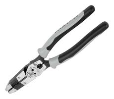 KLEIN TOOLS J2159CRTP Pliers, Side Cutting, Insulated, Hybrid, 8.981" OAL, Chrome Vanadium Steel