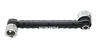 KLEIN TOOLS 56999 Wrench, Conduit Locknut, 1/2" & 3/4" Fits, 9" OAL, Steel