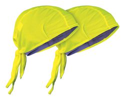 KLEIN TOOLS 60546 Cooling Do Rag, Personal Protection, High-Visibility Yellow, Pack Of 2