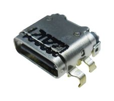 MULTICOMP PRO MP011015 USB Connector, Type C, USB 4.0, Receptacle, 24 Position, Surface Mount, R/A, Gold Plated Contacts