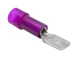 MUELLER ELECTRIC AI-50197N Quick Disconnect Terminal, Male Quick Disconnect, 4.75mm x 0.51mm, 0.187" x 0.02", 22 AWG, 18 AWG