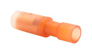 MUELLER ELECTRIC BU-190380006 Bullet Terminal, 22AWG to 18AWG, Female Bullet, Red, Nylon (Polyamide)